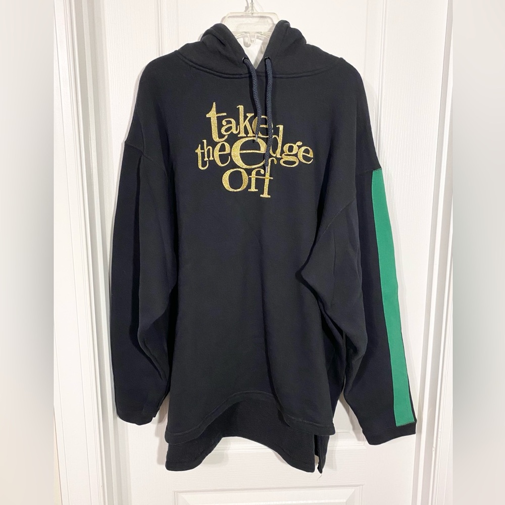 90s Y2K Benson & Hedges Gold Take The Edge Off Promo Hoodie Black Green Large